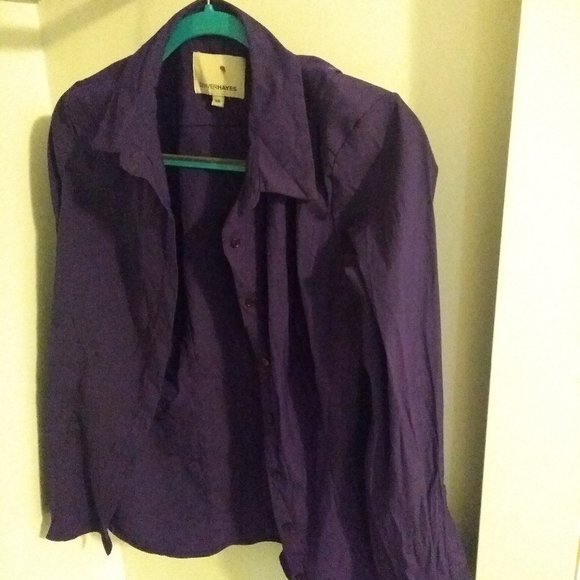 2 Denver Hayes Collared Blouses/Dress Shirts - Picture 3 of 6